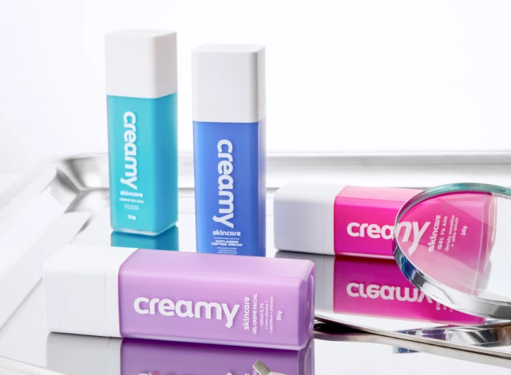 Coleção de dermocosméticos Creamy